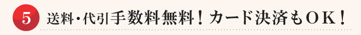 送料・代引手数料無料！カード決済もＯＫ！！